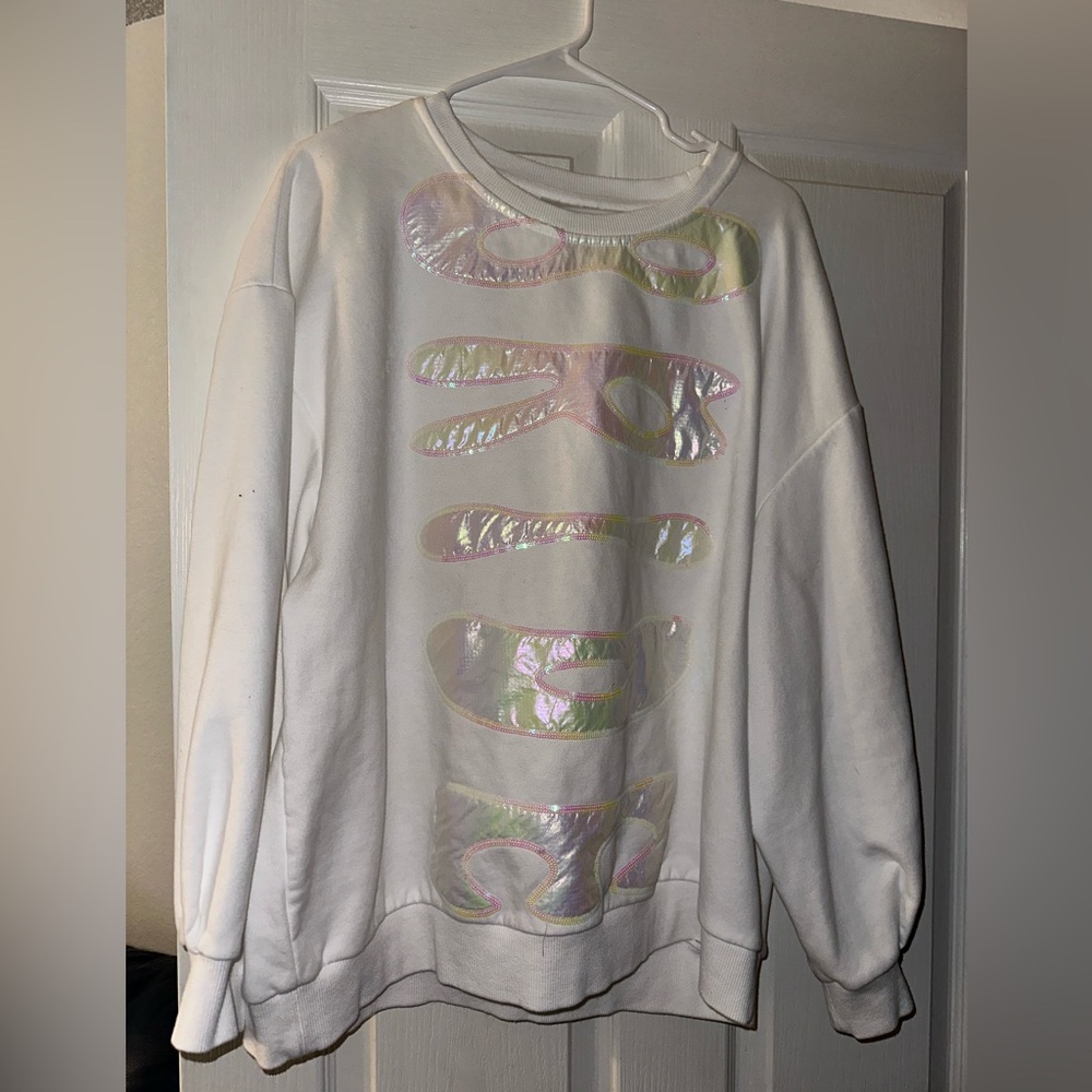 Bride Foil Queen of Sparkles Size M Sweatshirt